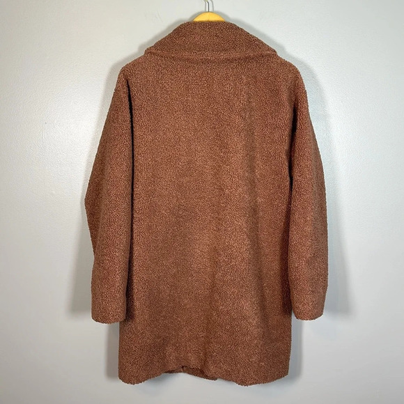 Daily Ritual Oversized Teddy Bear Fleece Jacket Size Large - Picture 6 of 11